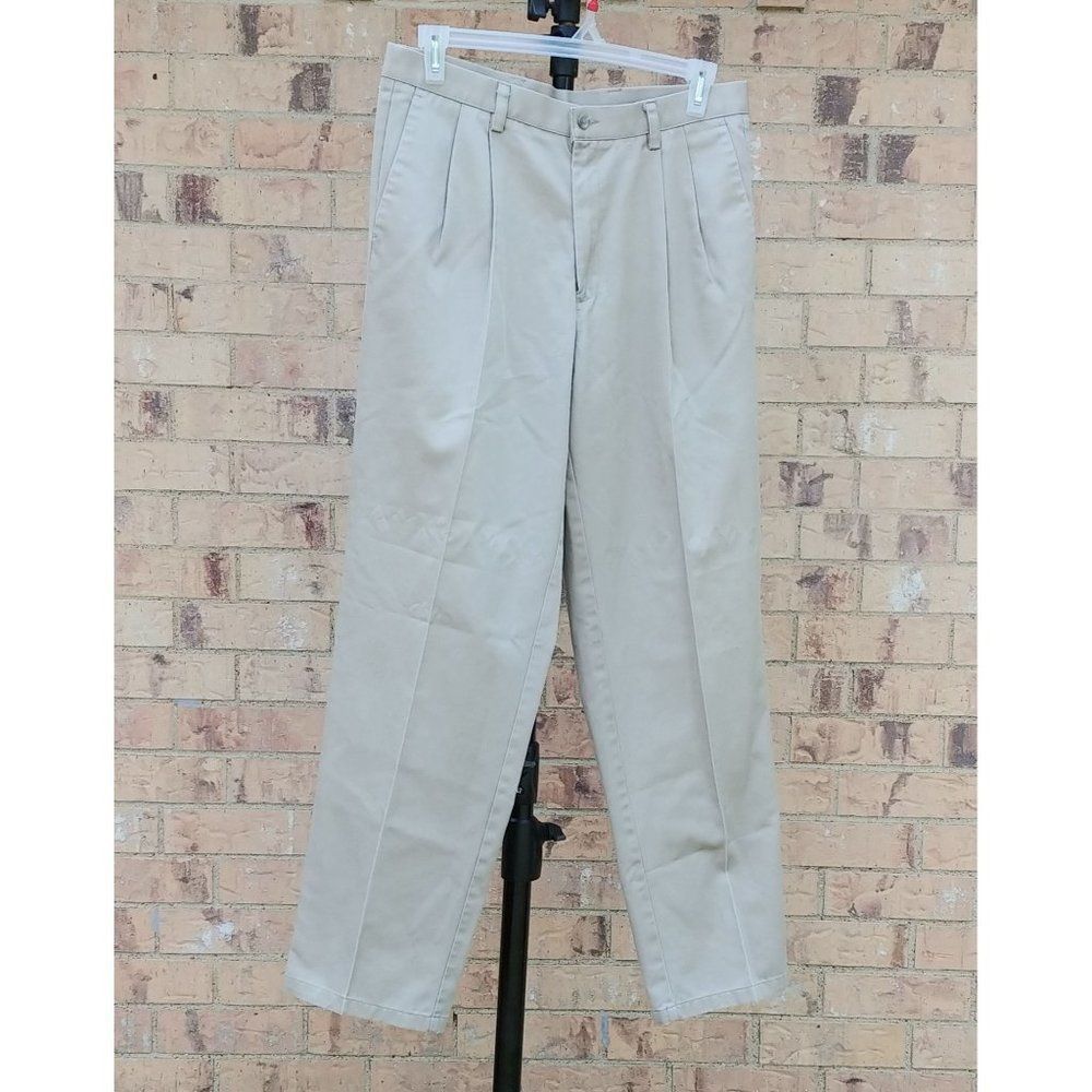 Dockers Men's Khaki Pants 34 x 34 Beige Pleated
